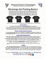 Dye-discharge Inks Process Guide