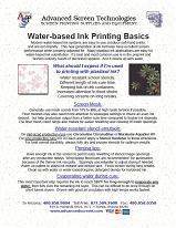 Water-based Inks Process Guide