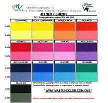 Matsui NEO Color Chart