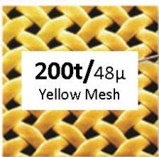 Screen Mesh S-200T Yellow x 60wide (10 yard roll)