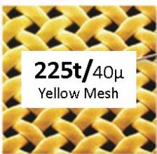 Screen Mesh S-225T Yellow x 60wide (10 yard roll)