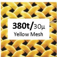 Screen Mesh S-380T Yellow x 60wide (10 yard roll)