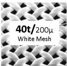 Screen Mesh 40T White x 60wide (10 yard roll)