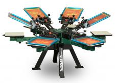 V-2000 6-Color 6-Station Premium Screen Printing Press